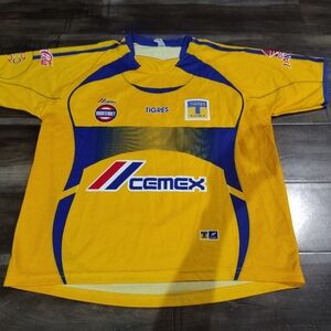 Tigres UANL Yellow and Blue Soccer Jersey